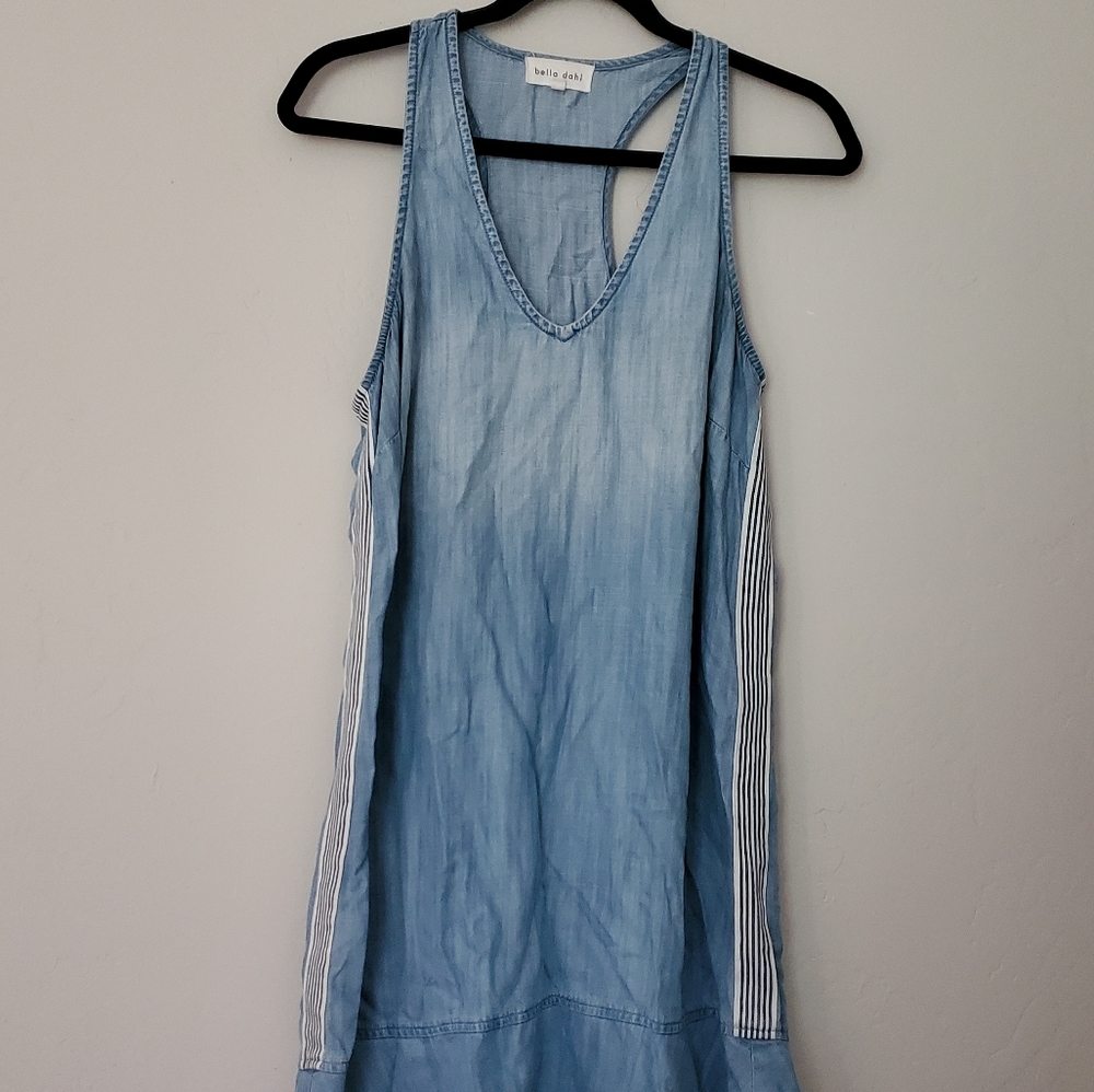 Bella Dahl Racerback Stripe Trim Dress